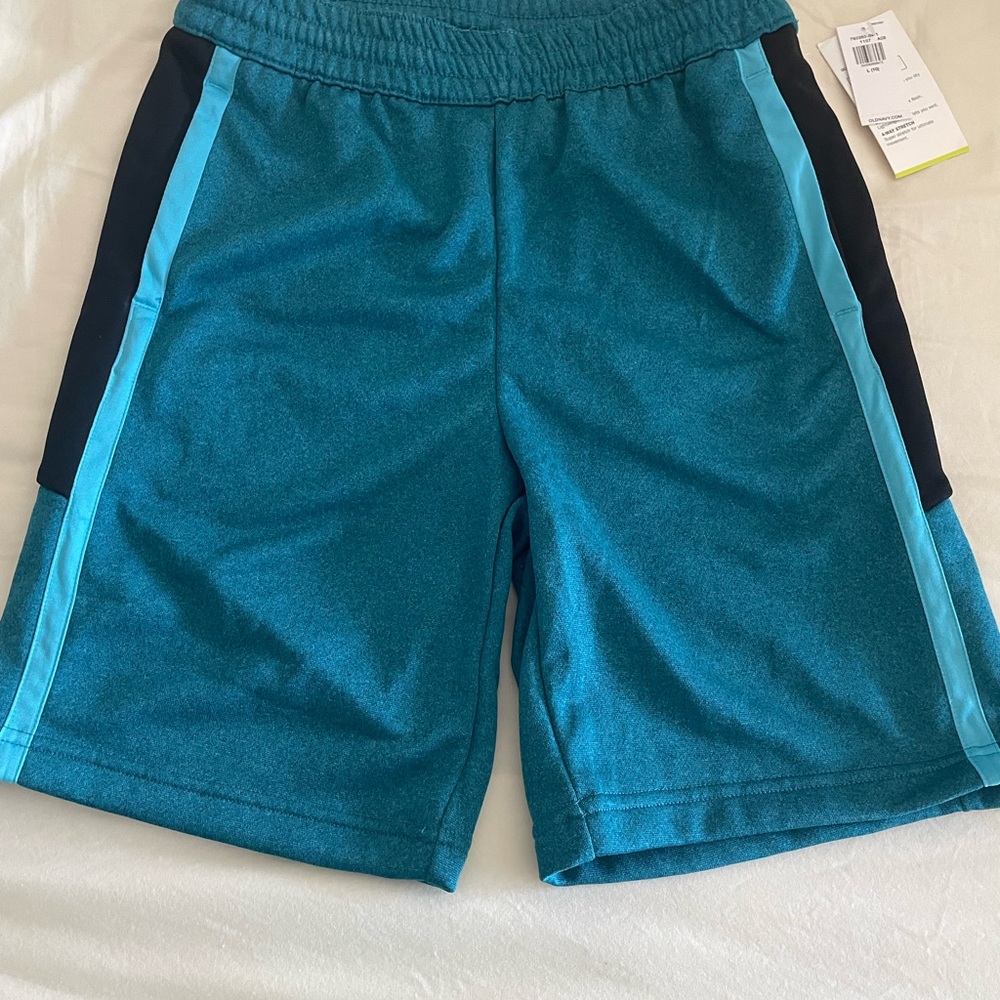 Old Navy Active teal blue Go-Dry Boy’s Shorts - NWT.